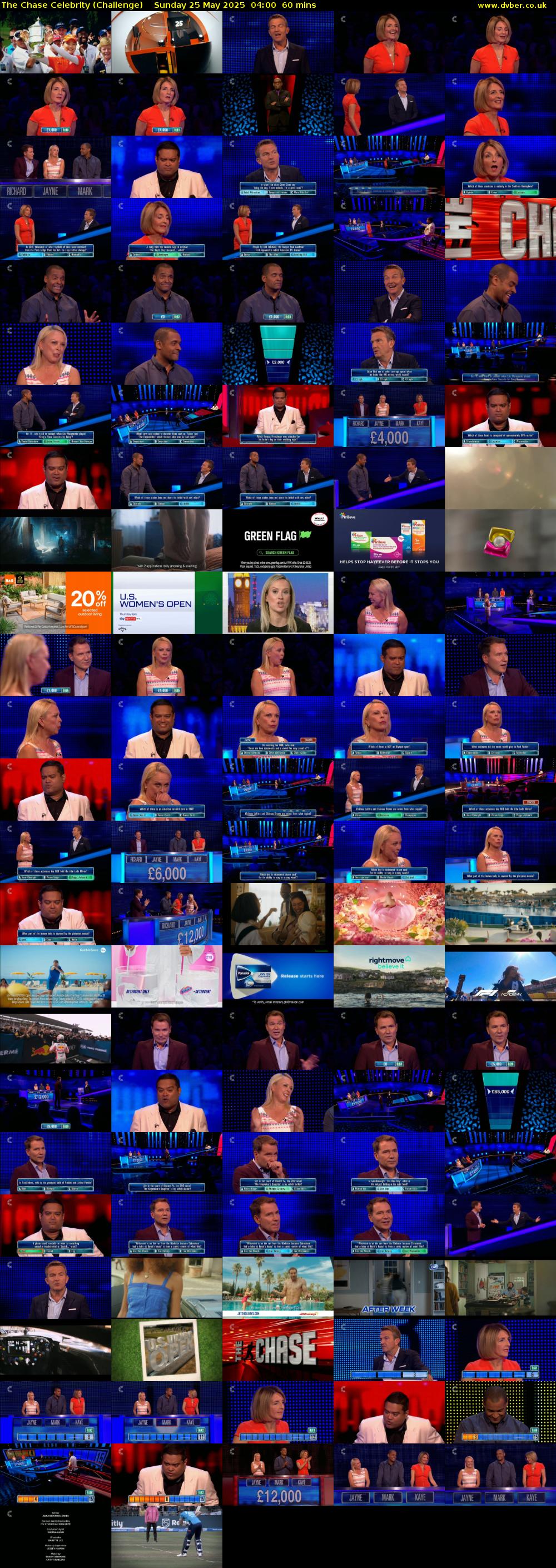 The Chase Celebrity (Challenge) Sunday 25 May 2025 04:00 - 05:00