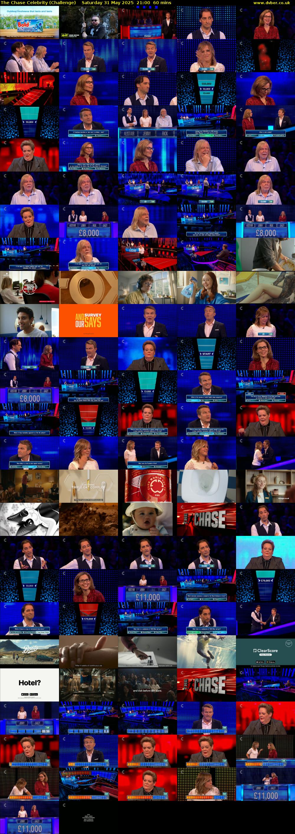 The Chase Celebrity (Challenge) Saturday 31 May 2025 21:00 - 22:00