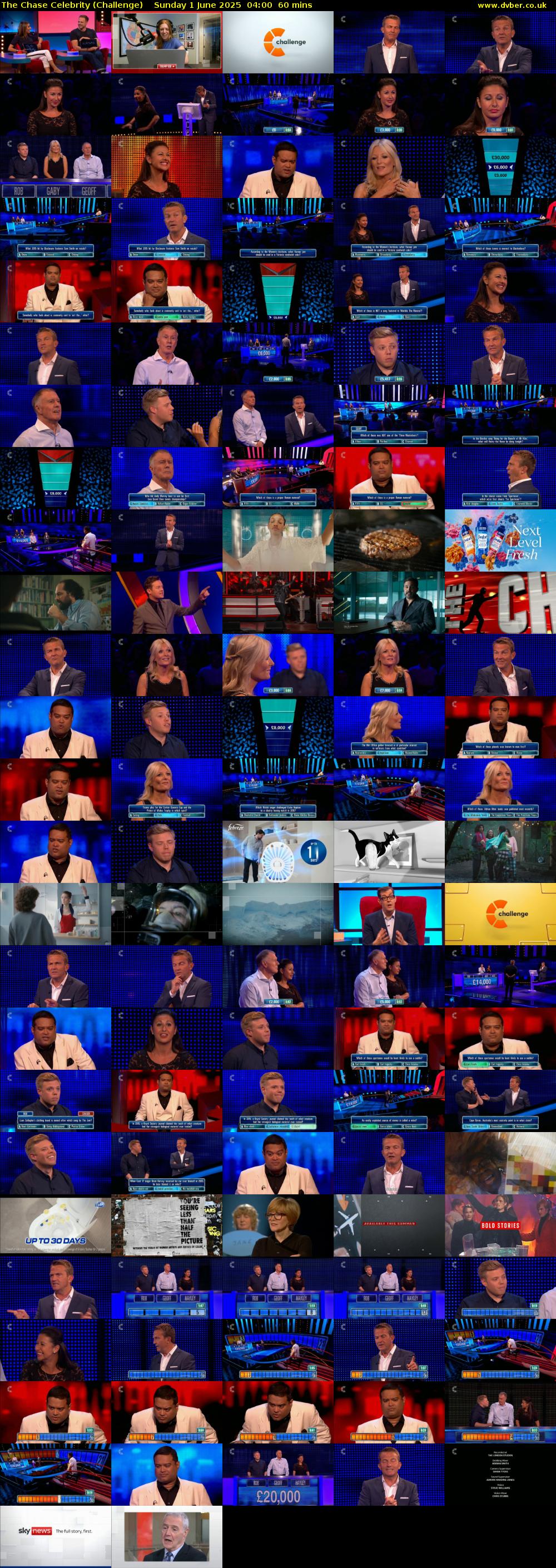 The Chase Celebrity (Challenge) Sunday 1 June 2025 04:00 - 05:00