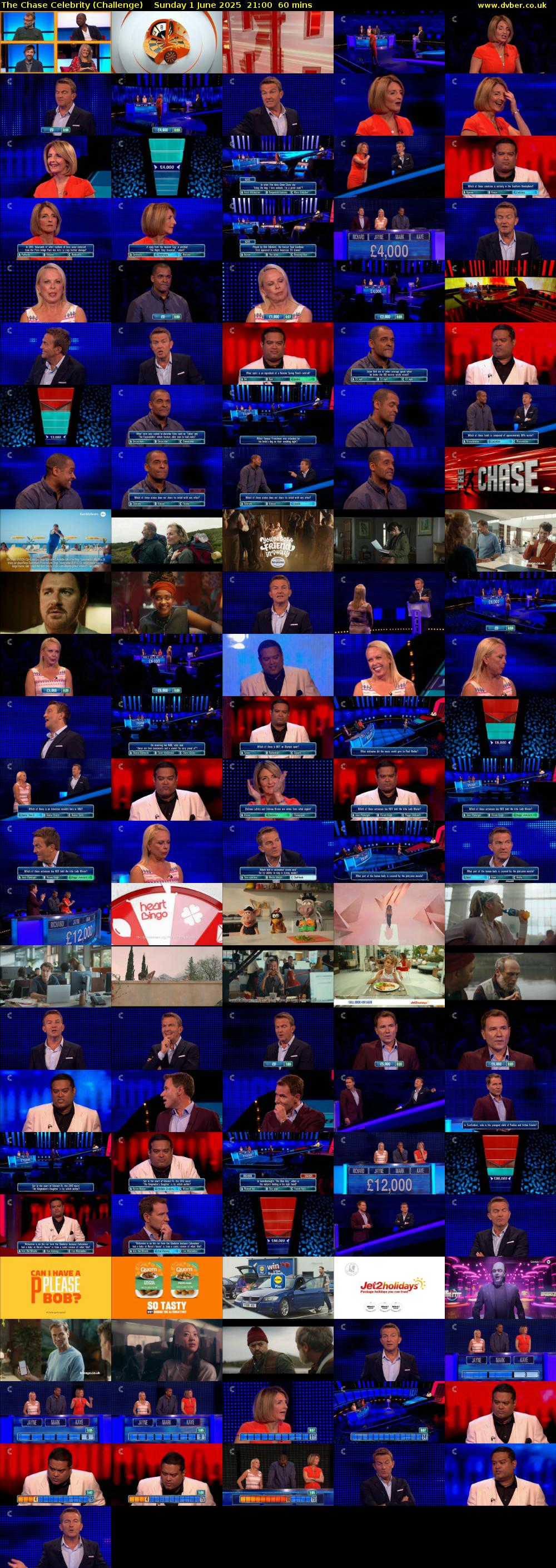 The Chase Celebrity (Challenge) Sunday 1 June 2025 21:00 - 22:00