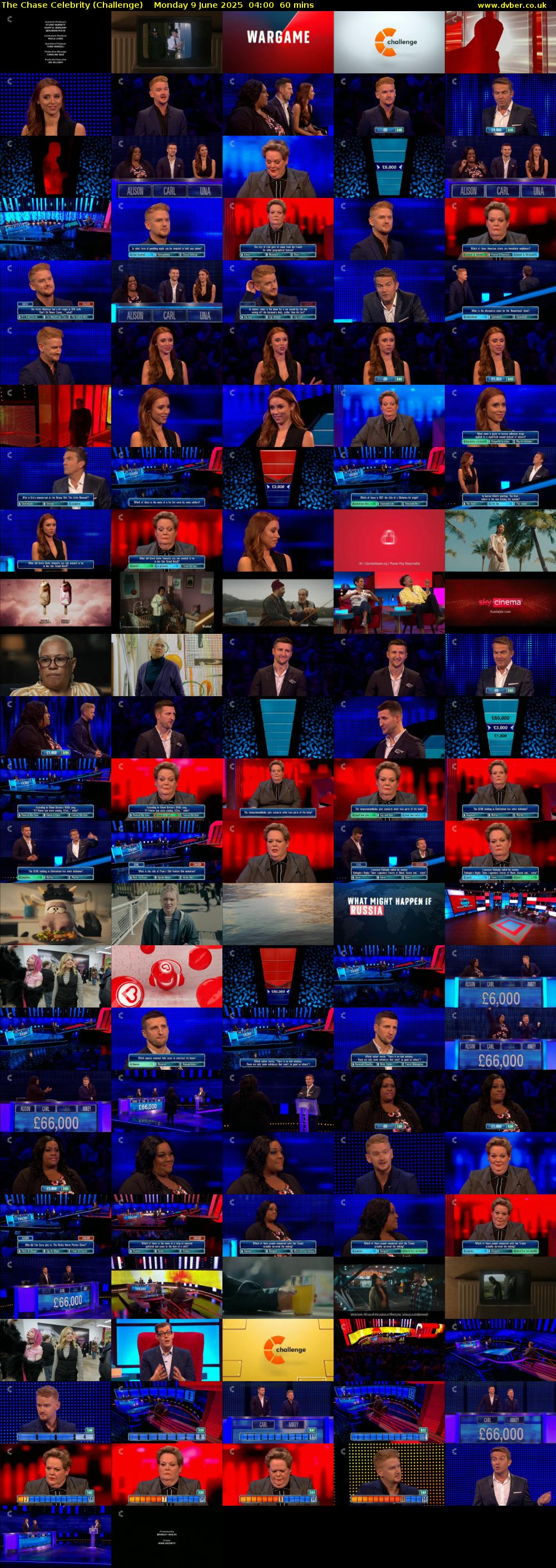 The Chase Celebrity (Challenge) Monday 9 June 2025 04:00 - 05:00