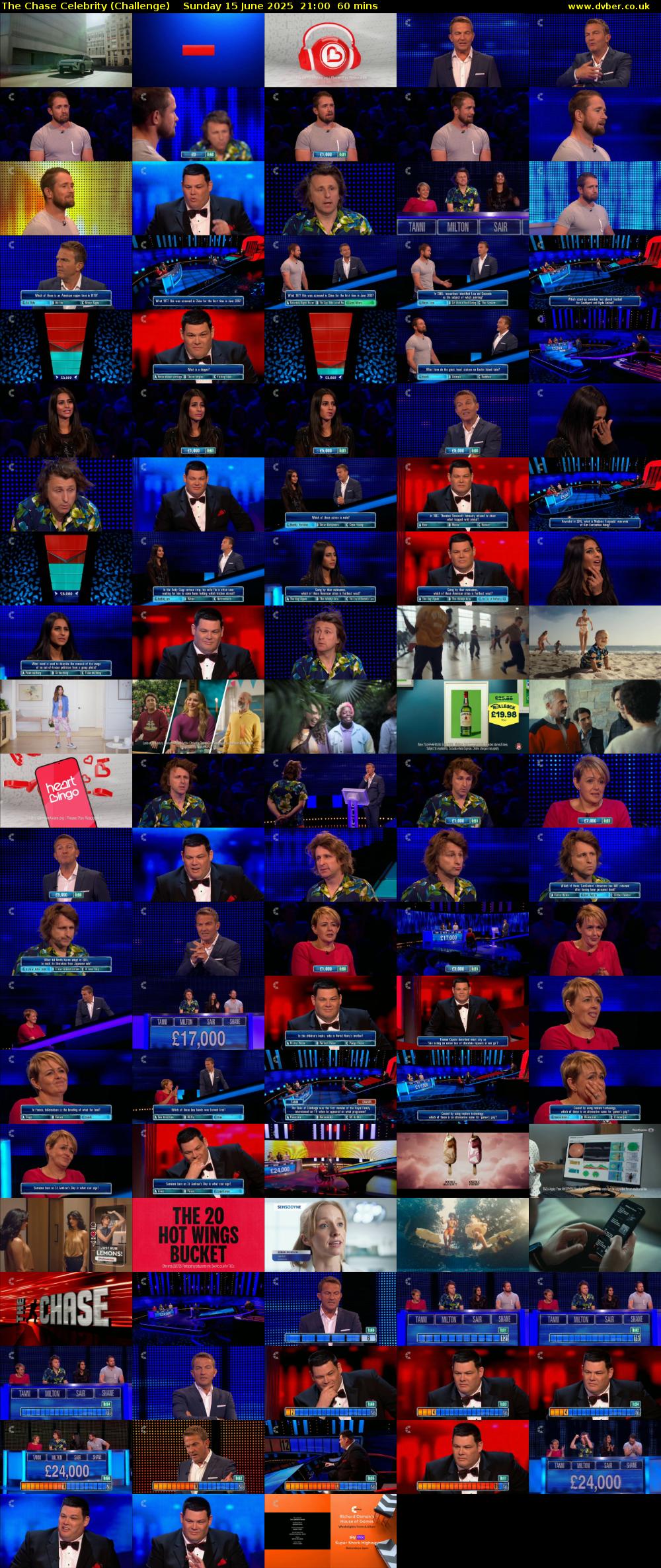 The Chase Celebrity (Challenge) Sunday 15 June 2025 21:00 - 22:00