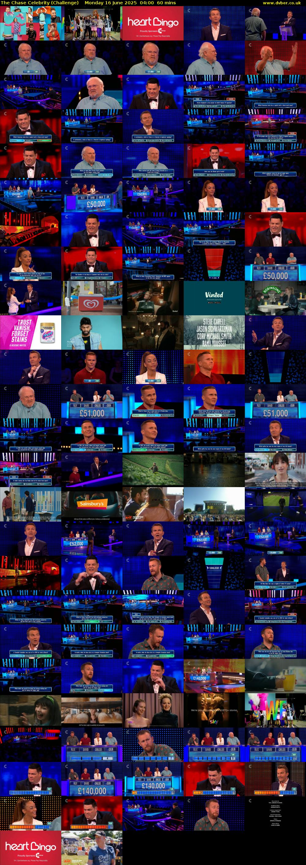 The Chase Celebrity (Challenge) Monday 16 June 2025 04:00 - 05:00