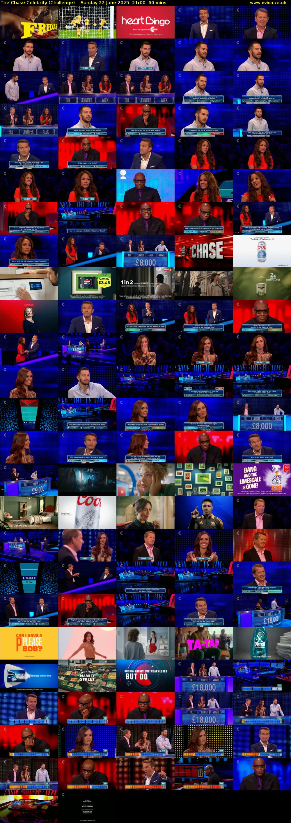 The Chase Celebrity (Challenge) Sunday 22 June 2025 21:00 - 22:00