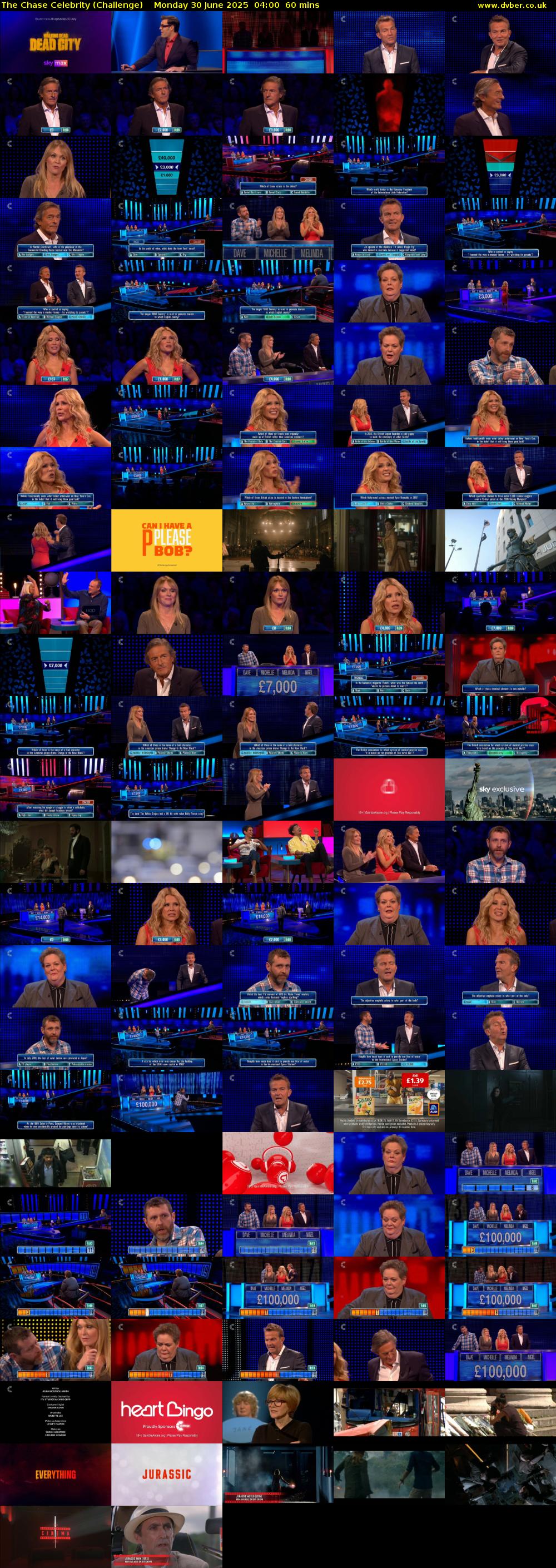 The Chase Celebrity (Challenge) Monday 30 June 2025 04:00 - 05:00