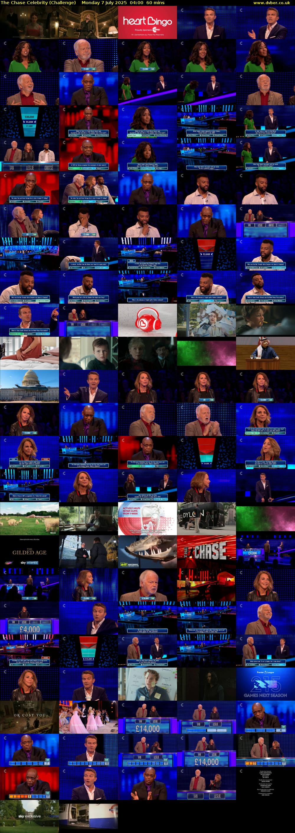 The Chase Celebrity (Challenge) Monday 7 July 2025 04:00 - 05:00