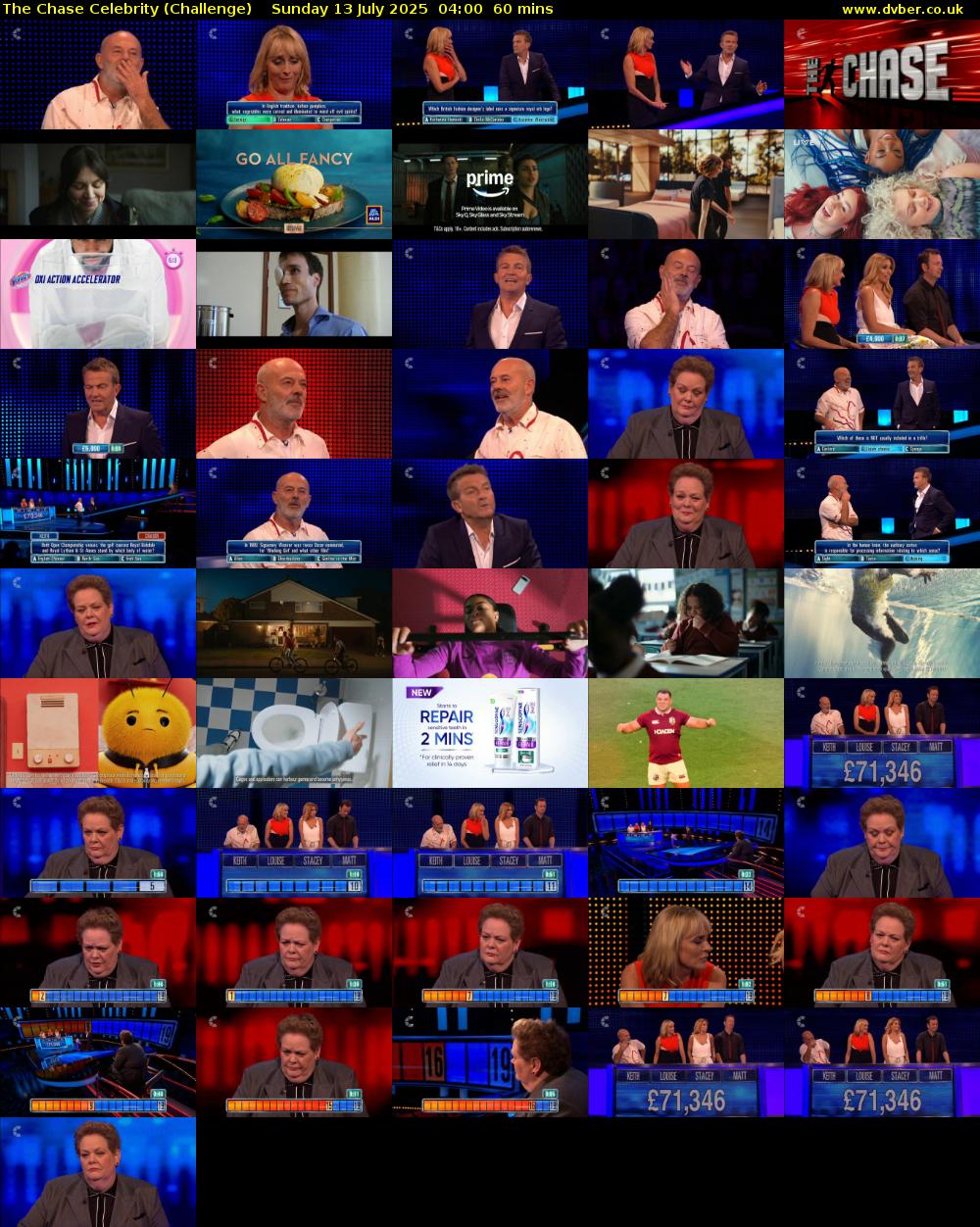 The Chase Celebrity (Challenge) Sunday 13 July 2025 04:00 - 05:00