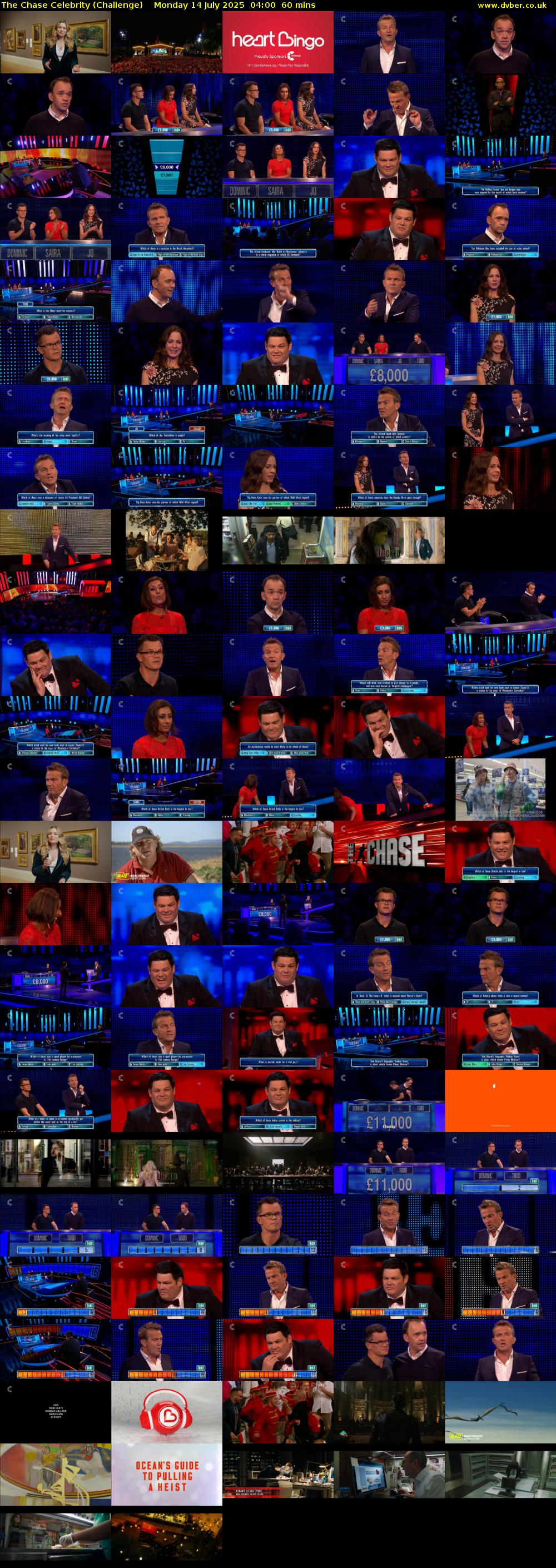 The Chase Celebrity (Challenge) Monday 14 July 2025 04:00 - 05:00