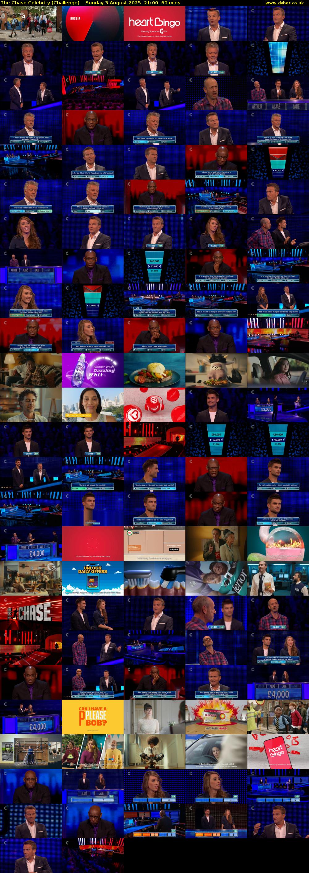The Chase Celebrity (Challenge) Sunday 3 August 2025 21:00 - 22:00