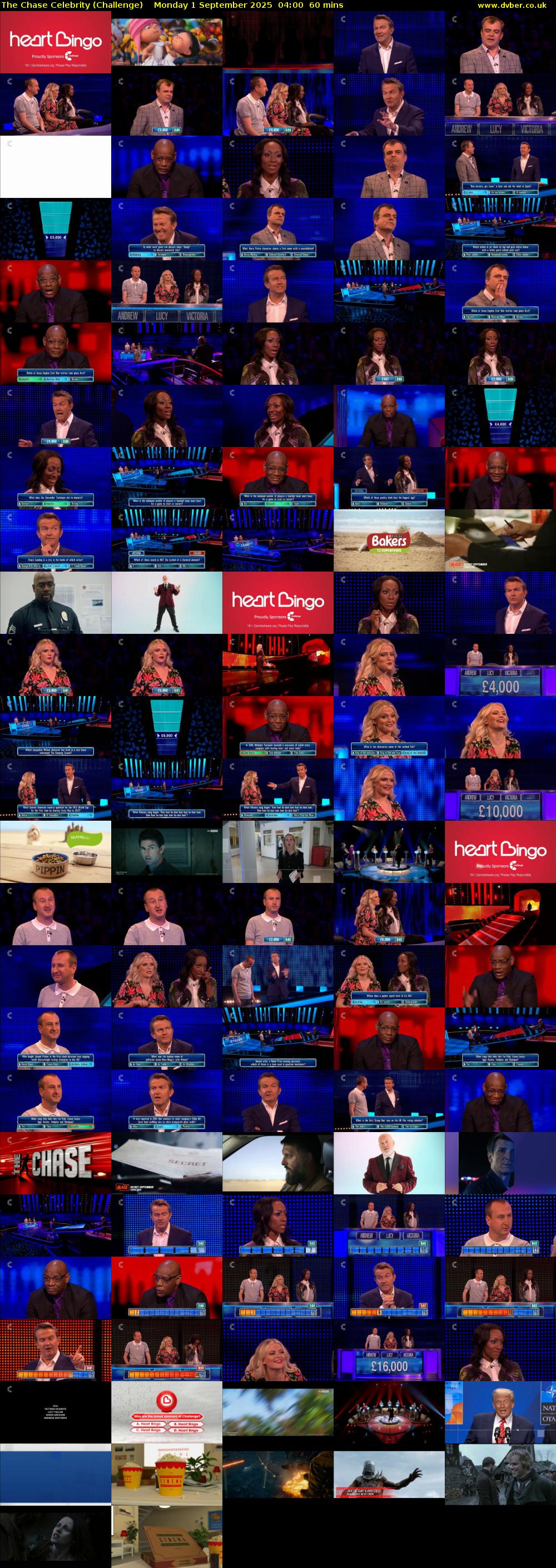 The Chase Celebrity (Challenge) Monday 1 September 2025 04:00 - 05:00