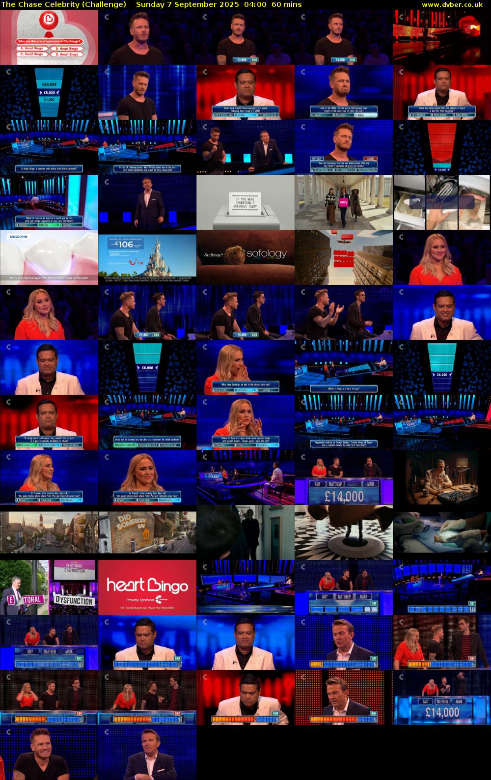 The Chase Celebrity (Challenge) Sunday 7 September 2025 04:00 - 05:00