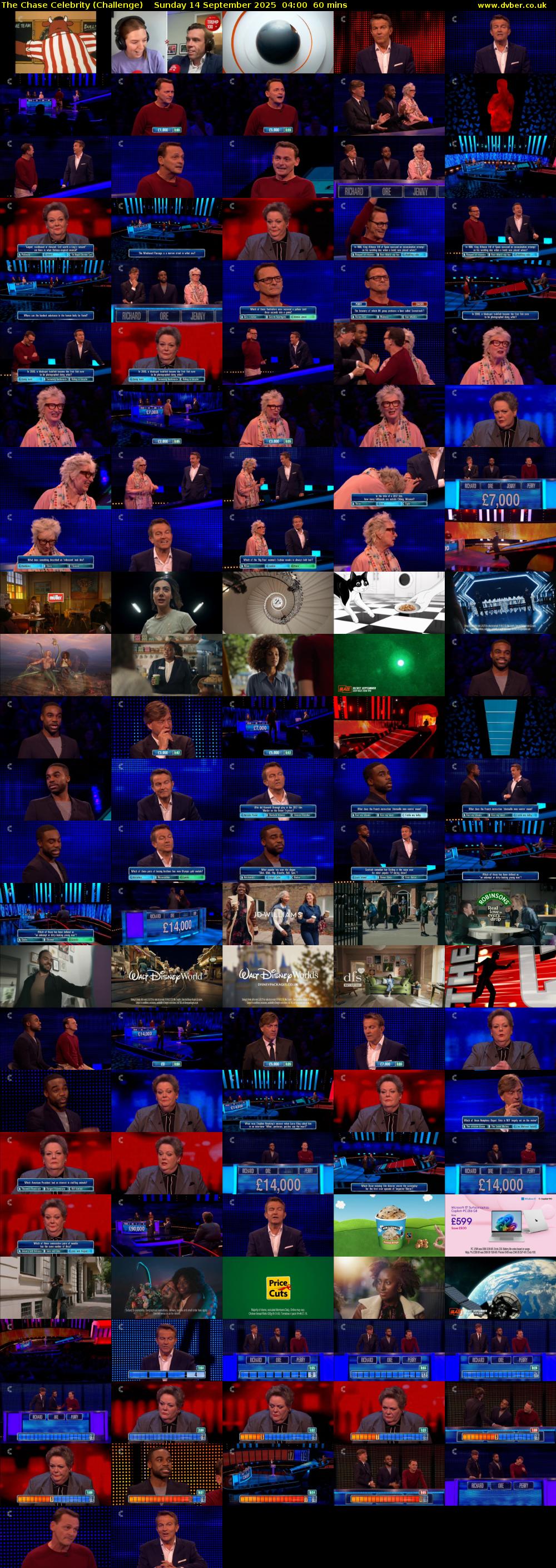 The Chase Celebrity (Challenge) Sunday 14 September 2025 04:00 - 05:00