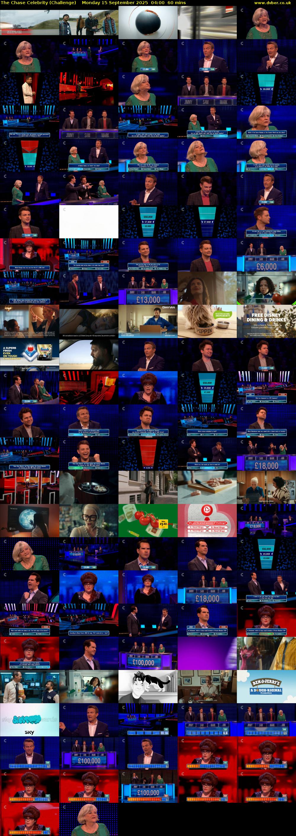The Chase Celebrity (Challenge) Monday 15 September 2025 04:00 - 05:00