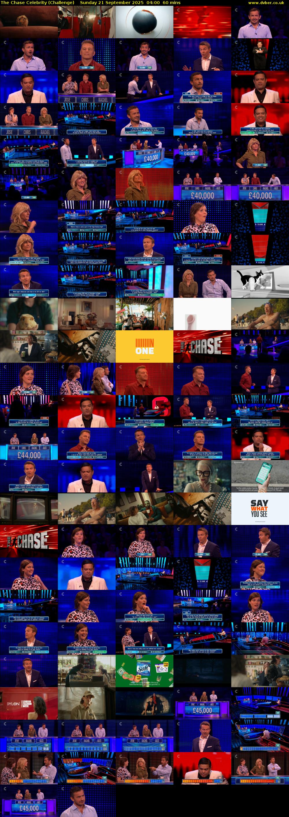 The Chase Celebrity (Challenge) Sunday 21 September 2025 04:00 - 05:00