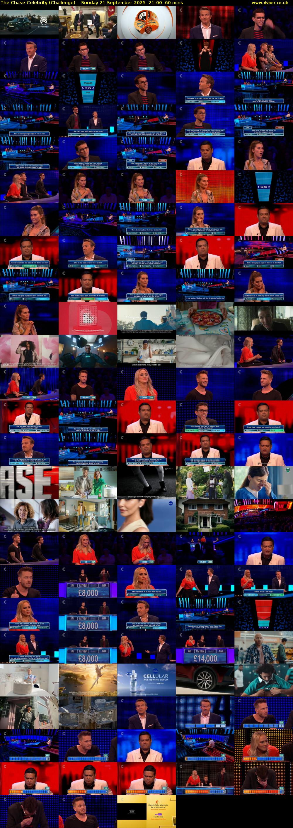 The Chase Celebrity (Challenge) Sunday 21 September 2025 21:00 - 22:00