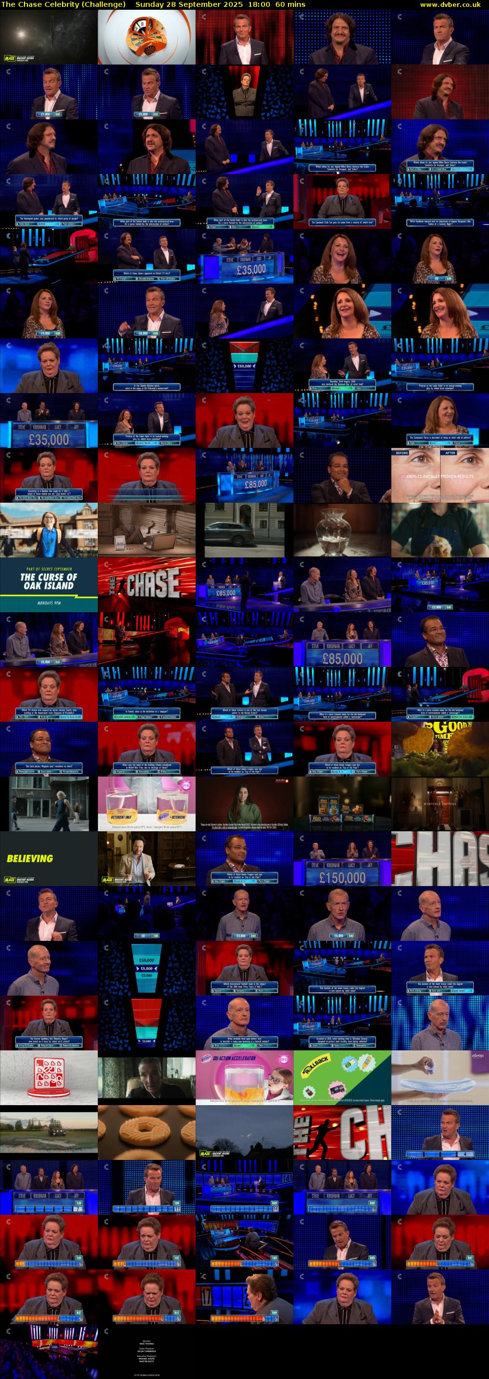 The Chase Celebrity (Challenge) Sunday 28 September 2025 18:00 - 19:00