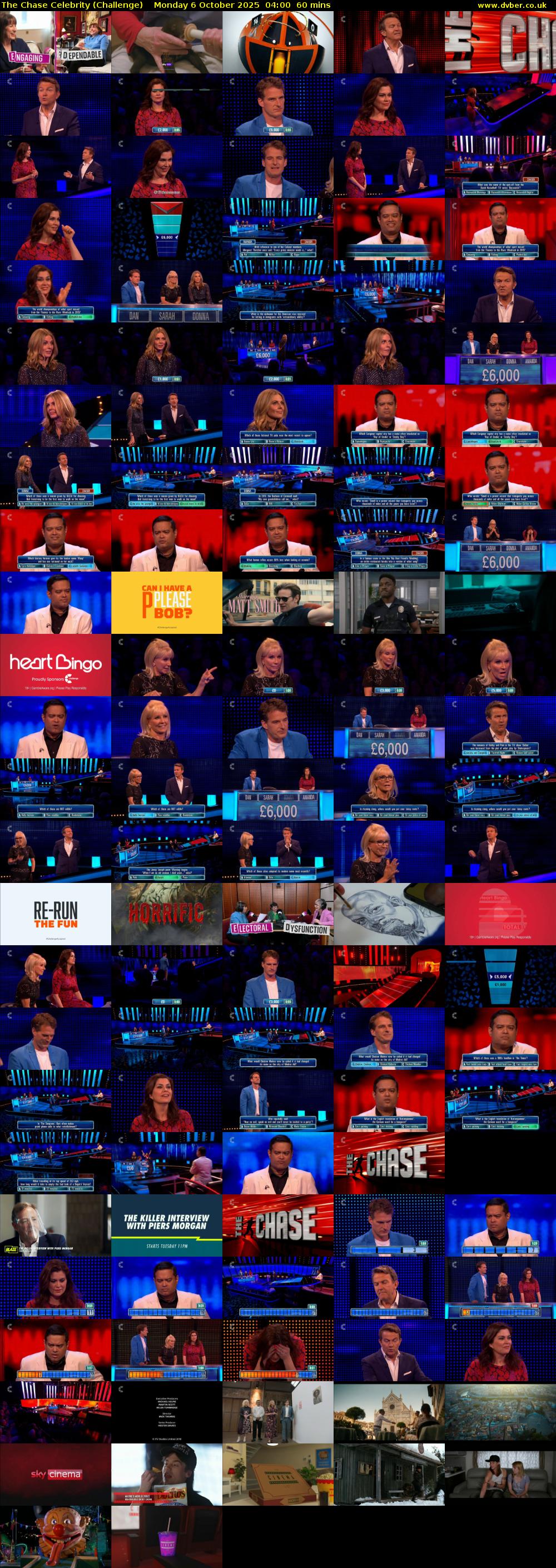 The Chase Celebrity (Challenge) Monday 6 October 2025 04:00 - 05:00