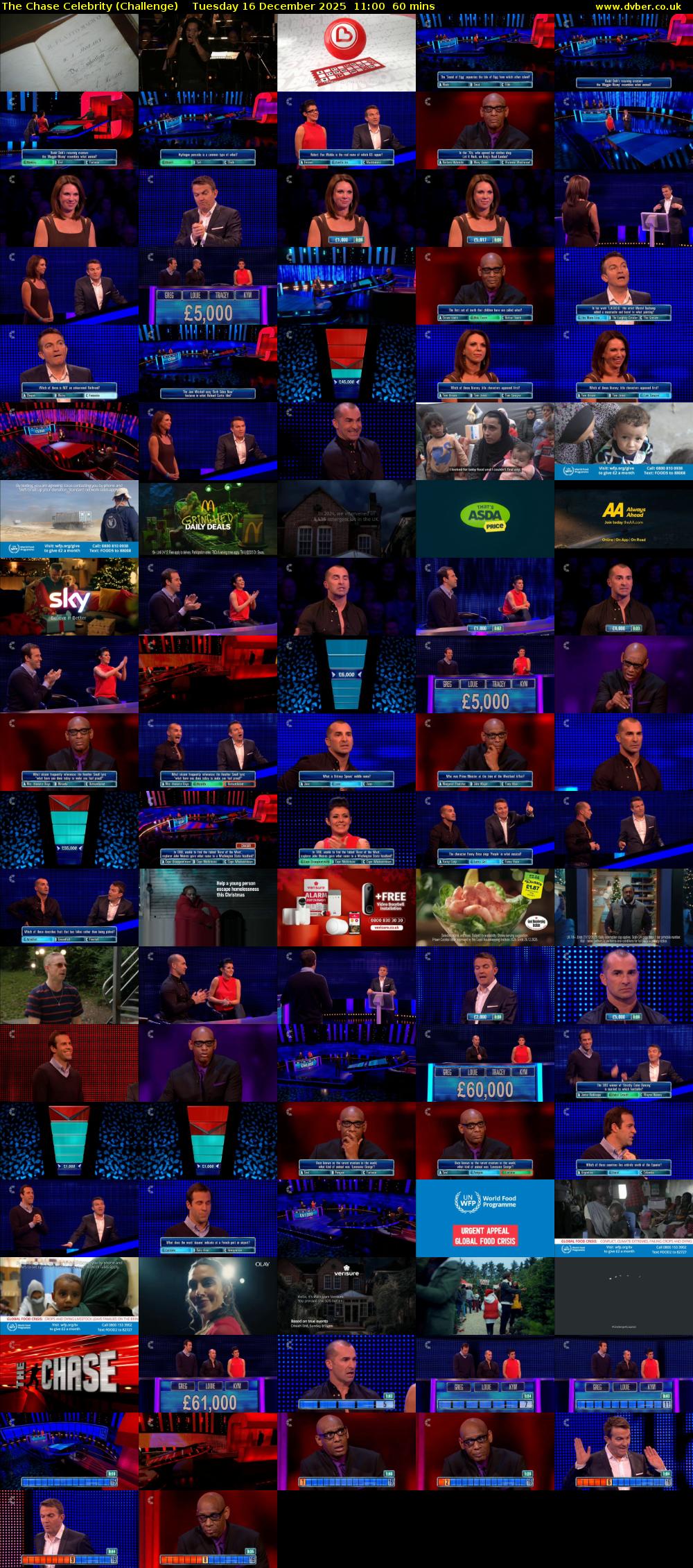 The Chase Celebrity (Challenge) Tuesday 16 December 2025 11:00 - 12:00
