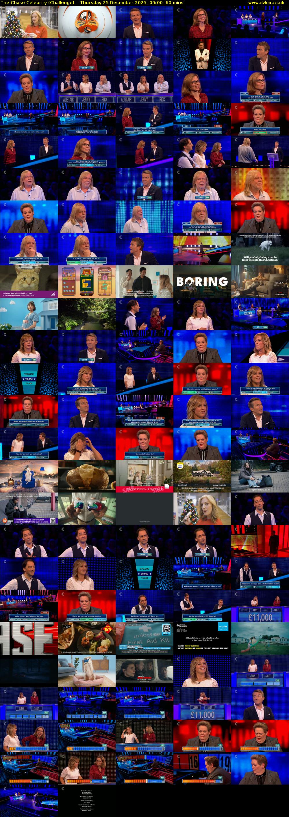 The Chase Celebrity (Challenge) Thursday 25 December 2025 09:00 - 10:00