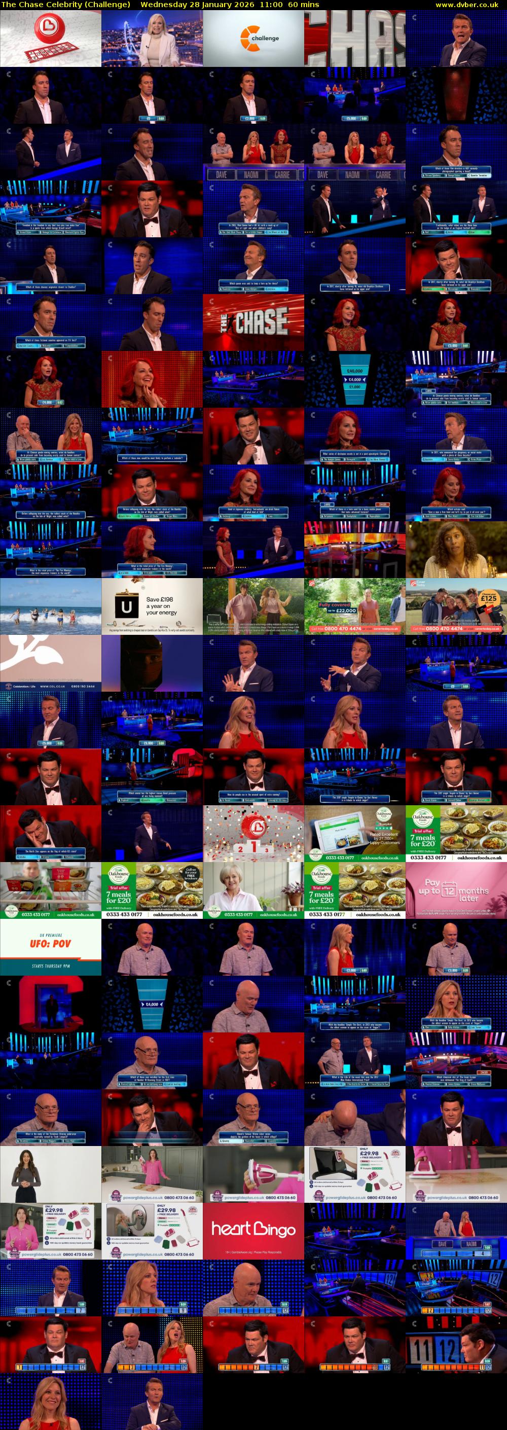 The Chase Celebrity (Challenge) Wednesday 28 January 2026 11:00 - 12:00