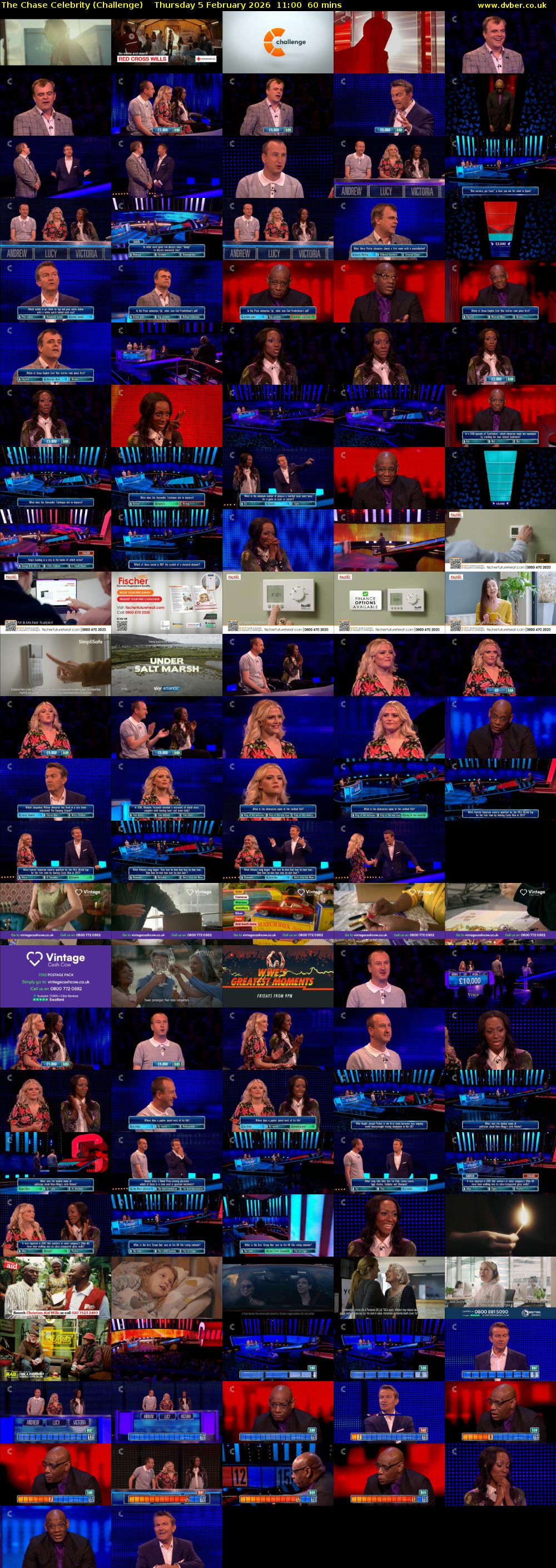 The Chase Celebrity (Challenge) Thursday 5 February 2026 11:00 - 12:00