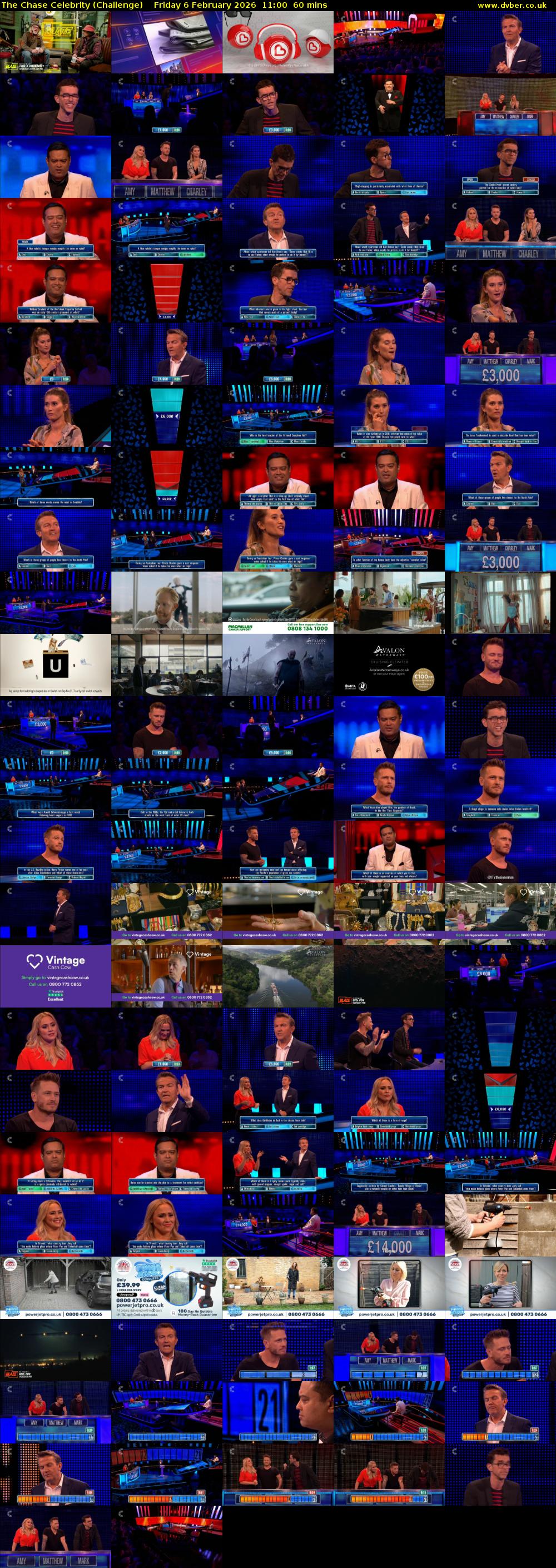 The Chase Celebrity (Challenge) Friday 6 February 2026 11:00 - 12:00