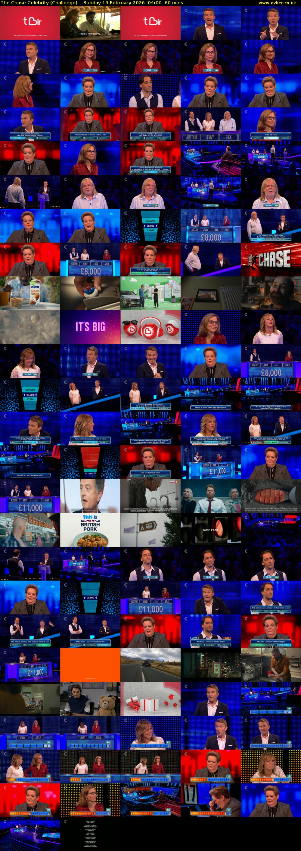 The Chase Celebrity (Challenge) Sunday 15 February 2026 04:00 - 05:00