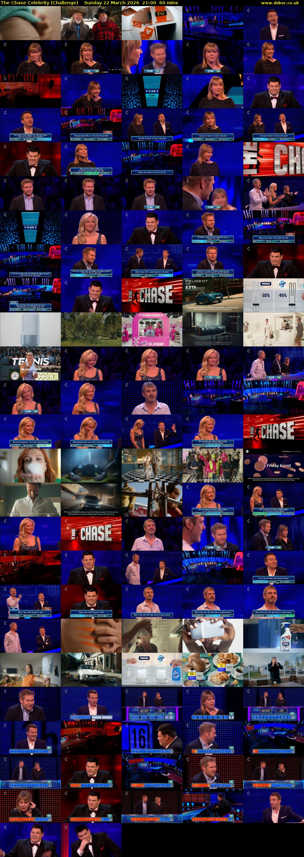 The Chase Celebrity (Challenge) Sunday 22 March 2026 21:00 - 22:00