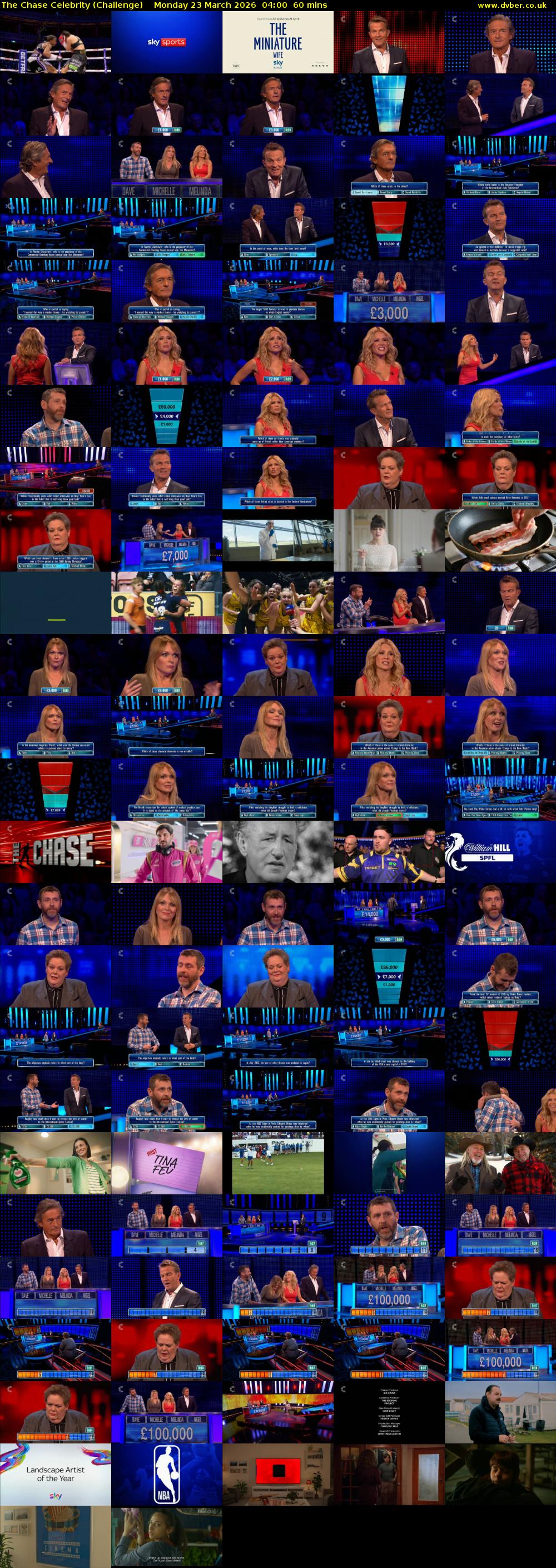 The Chase Celebrity (Challenge) Monday 23 March 2026 04:00 - 05:00