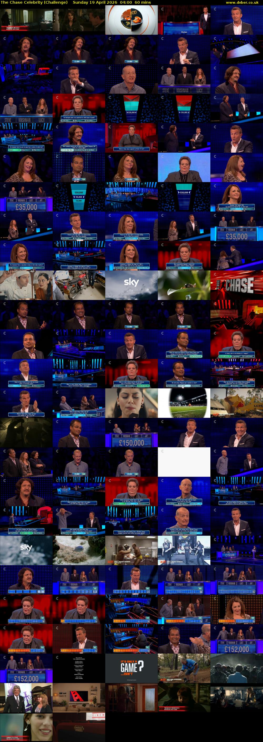 The Chase Celebrity (Challenge) Sunday 19 April 2026 04:00 - 05:00
