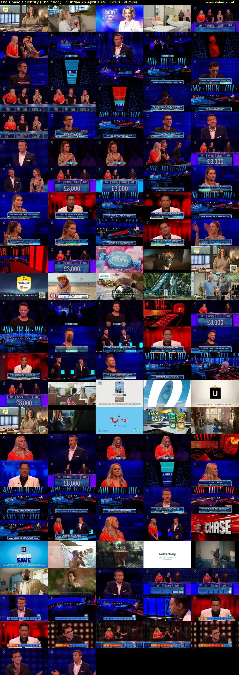 The Chase Celebrity (Challenge) Sunday 26 April 2026 17:00 - 18:00