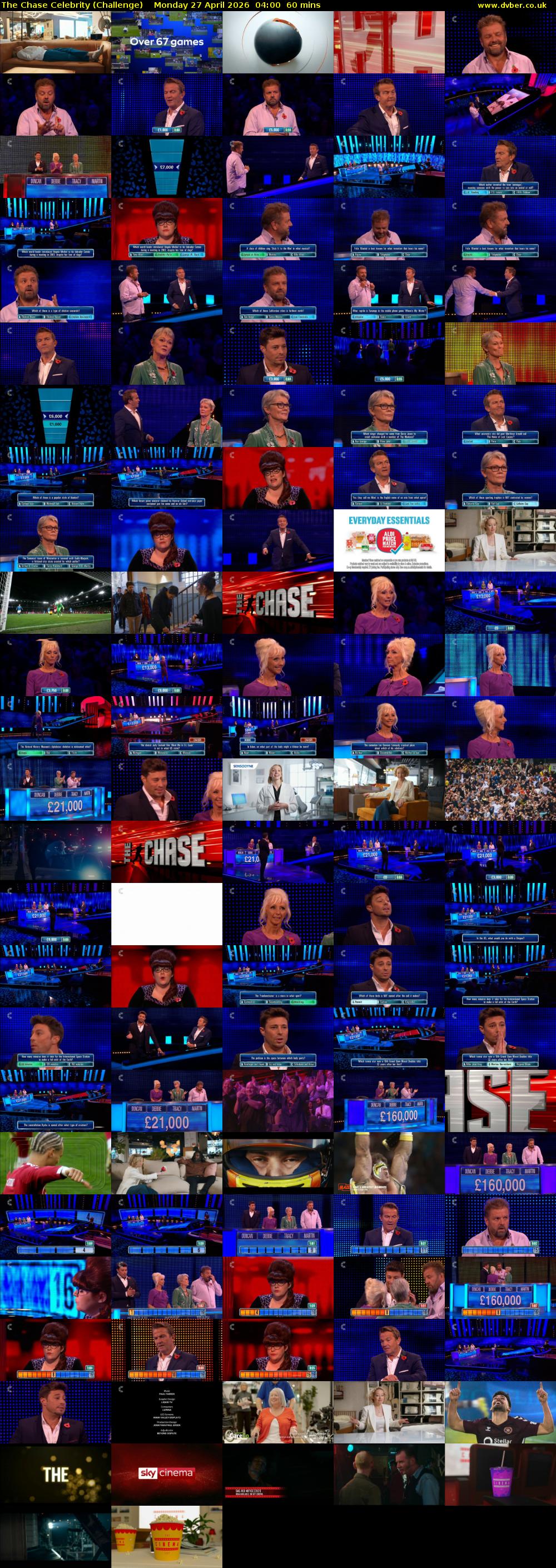 The Chase Celebrity (Challenge) Monday 27 April 2026 04:00 - 05:00