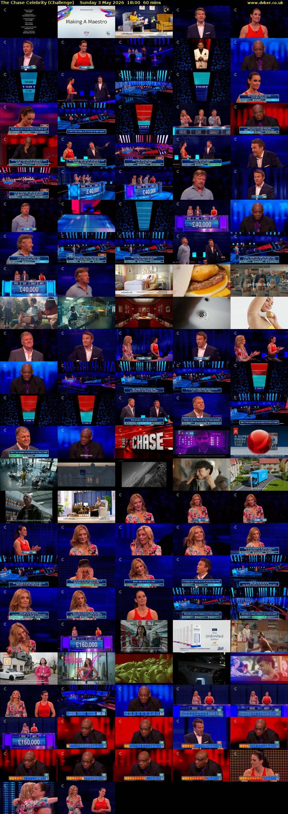 The Chase Celebrity (Challenge) Sunday 3 May 2026 18:00 - 19:00