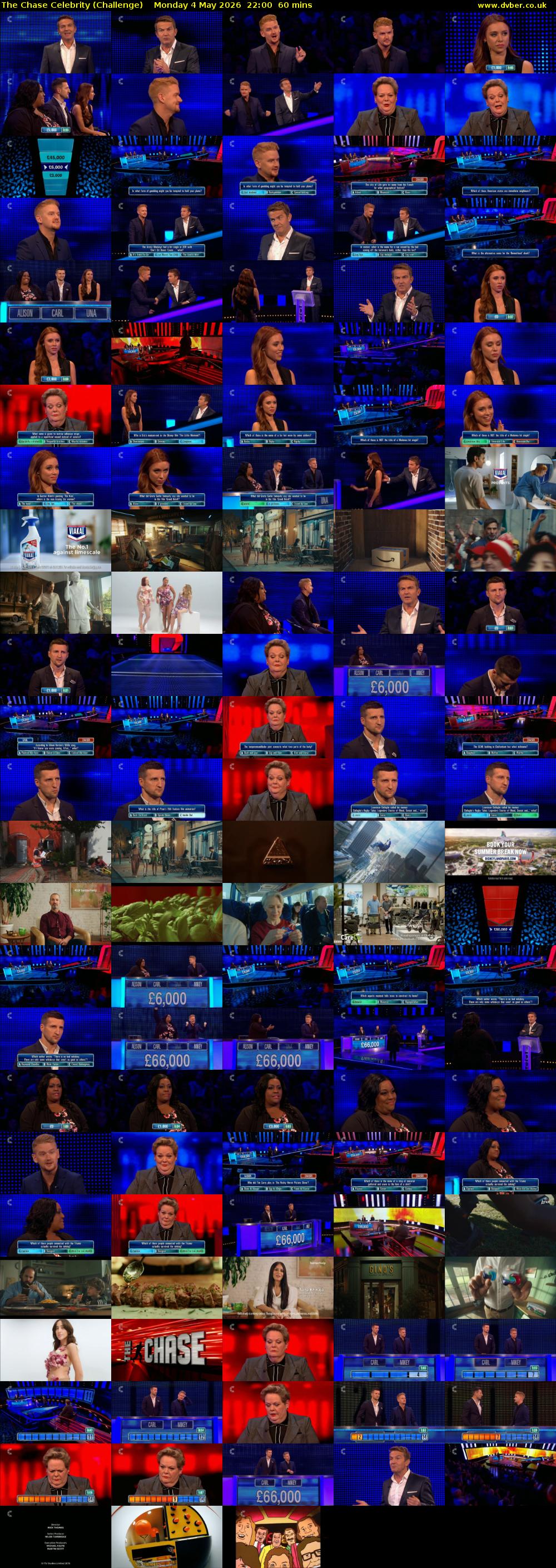 The Chase Celebrity (Challenge) Monday 4 May 2026 22:00 - 23:00