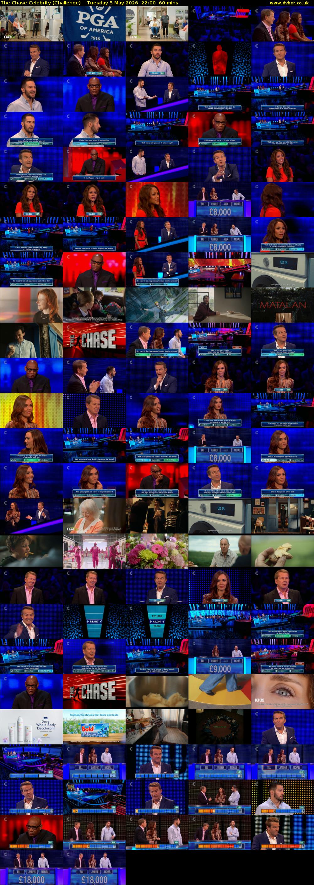 The Chase Celebrity (Challenge) Tuesday 5 May 2026 22:00 - 23:00