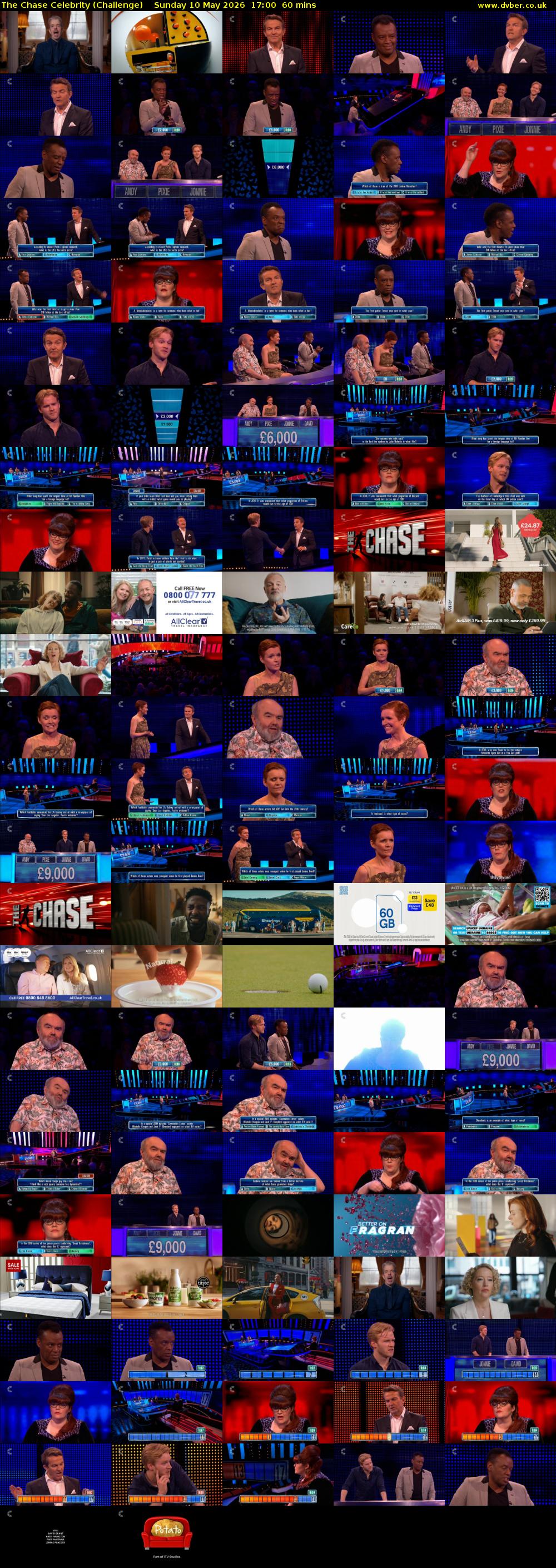 The Chase Celebrity (Challenge) Sunday 10 May 2026 17:00 - 18:00