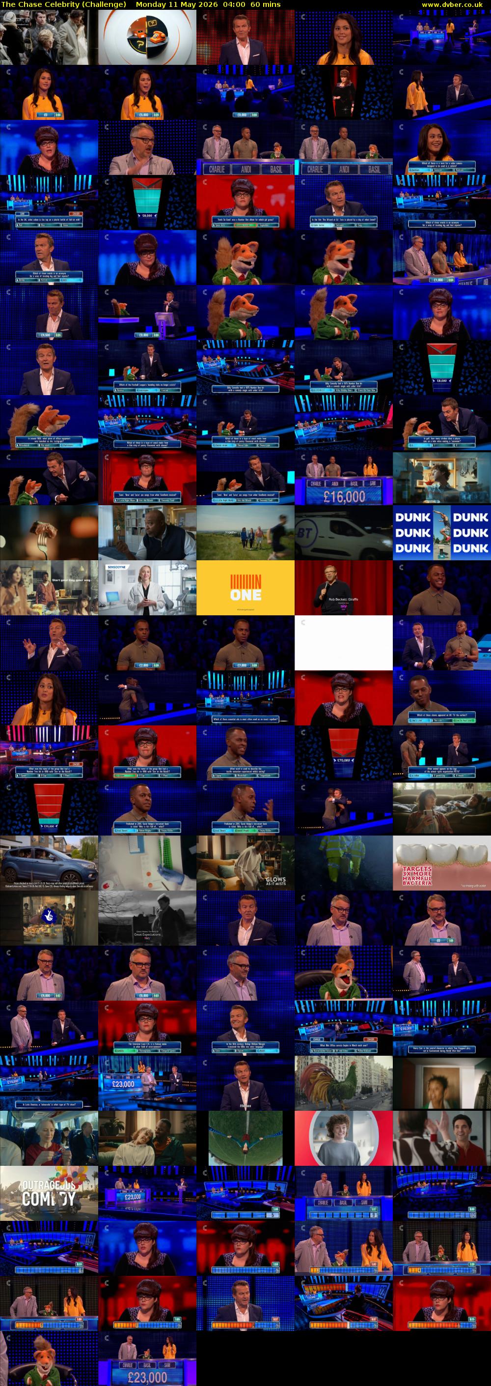 The Chase Celebrity (Challenge) Monday 11 May 2026 04:00 - 05:00