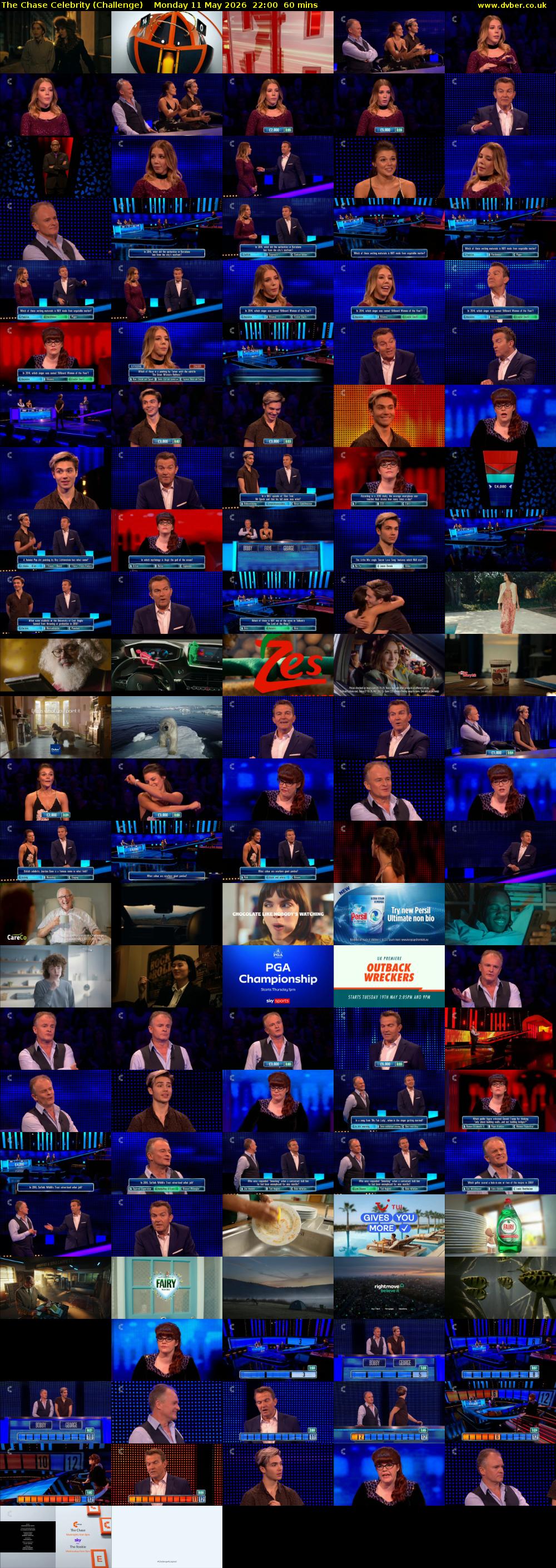 The Chase Celebrity (Challenge) Monday 11 May 2026 22:00 - 23:00