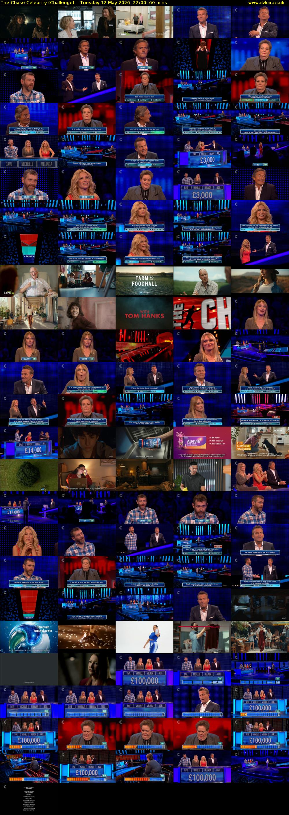 The Chase Celebrity (Challenge) Tuesday 12 May 2026 22:00 - 23:00