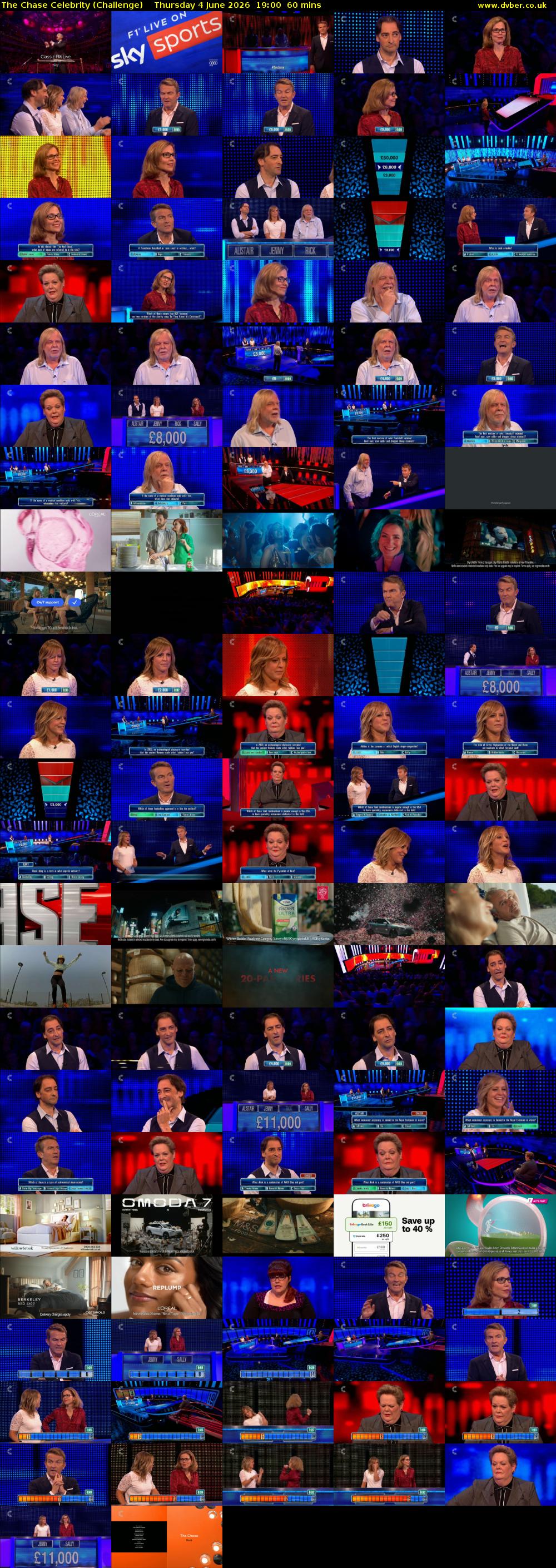 The Chase Celebrity (Challenge) Thursday 4 June 2026 19:00 - 20:00