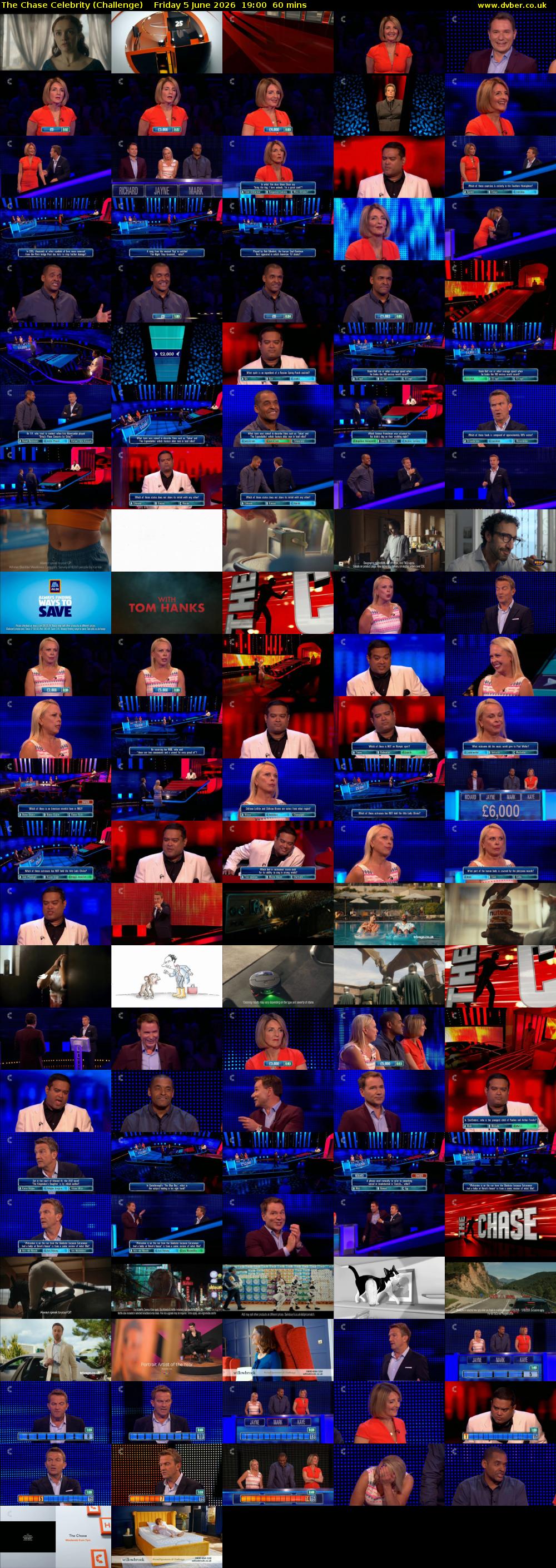 The Chase Celebrity (Challenge) Friday 5 June 2026 19:00 - 20:00