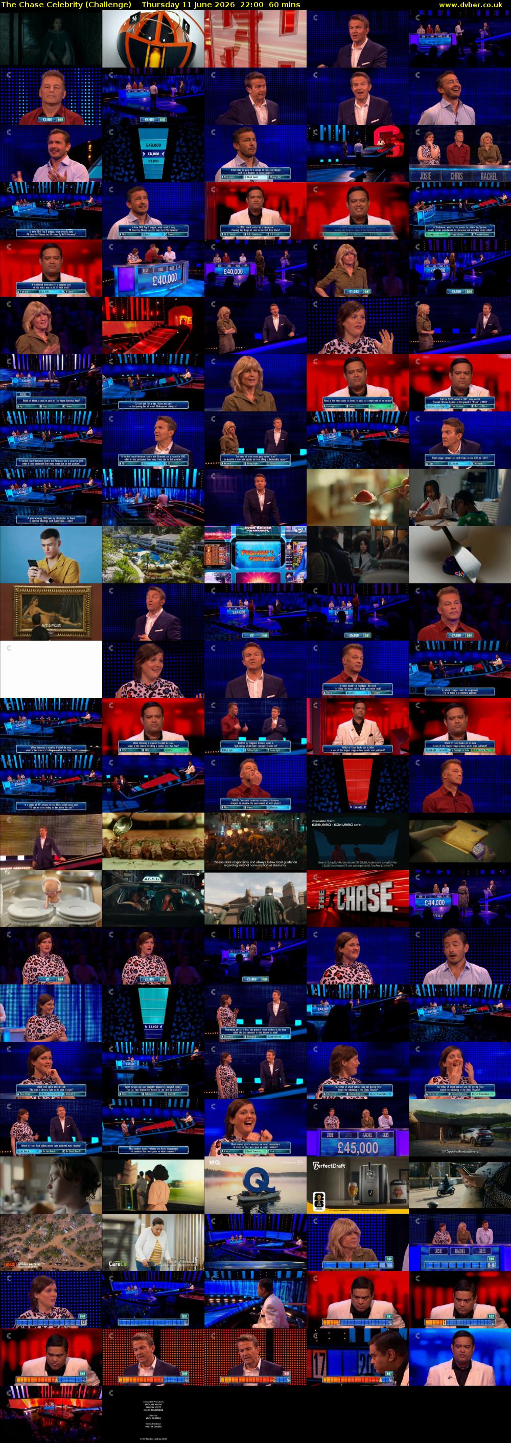 The Chase Celebrity (Challenge) Thursday 11 June 2026 22:00 - 23:00