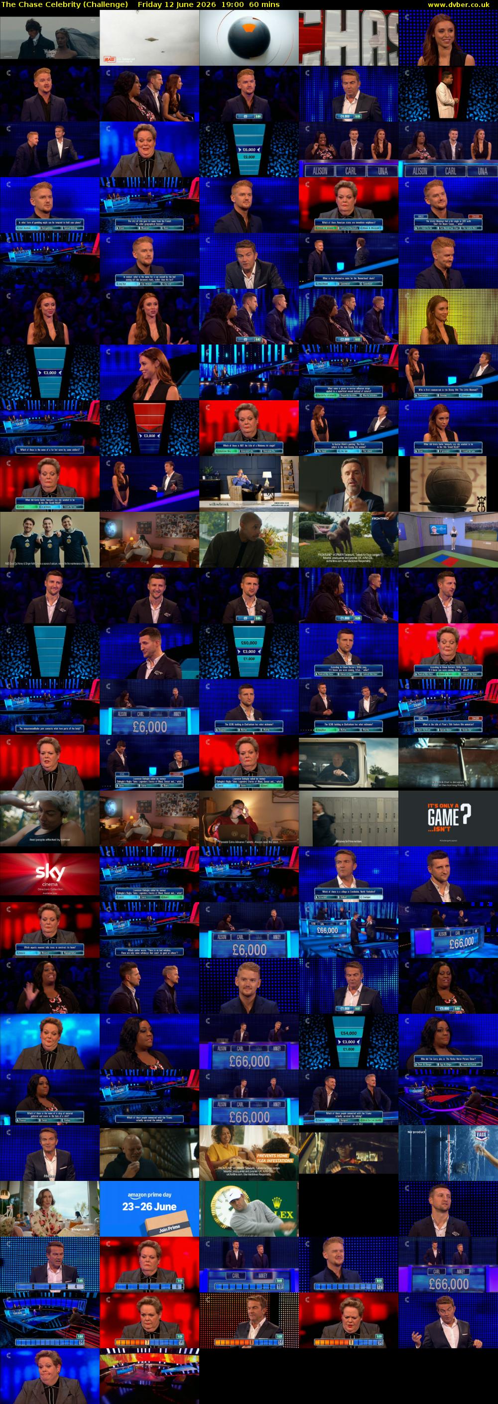 The Chase Celebrity (Challenge) Friday 12 June 2026 19:00 - 20:00