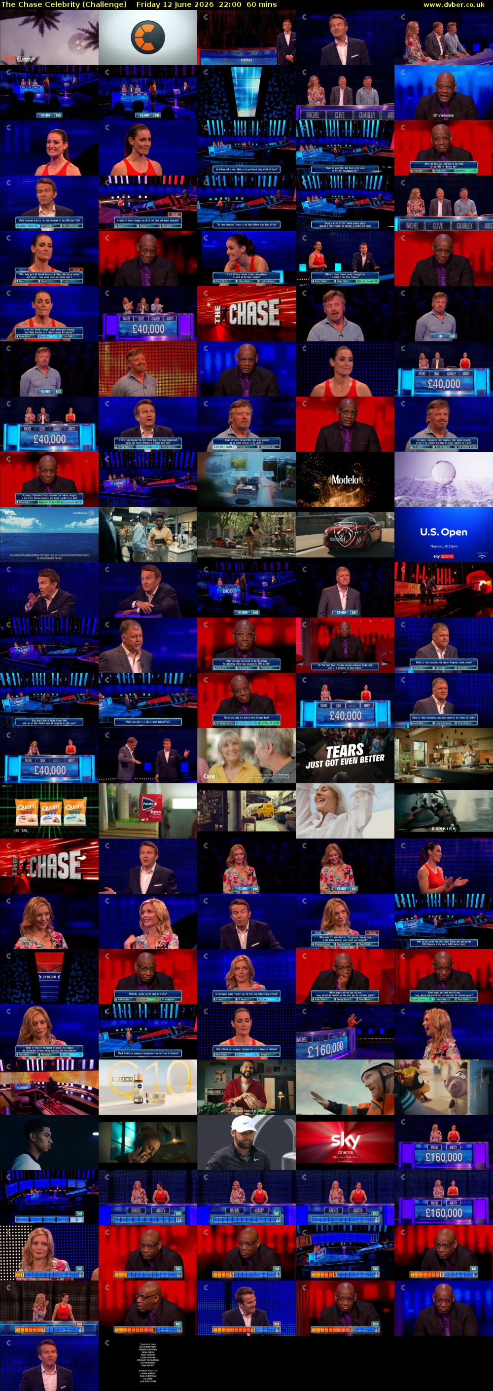 The Chase Celebrity (Challenge) Friday 12 June 2026 22:00 - 23:00