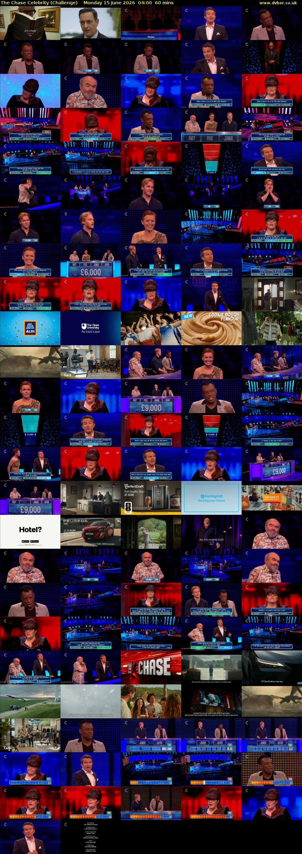 The Chase Celebrity (Challenge) Monday 15 June 2026 04:00 - 05:00