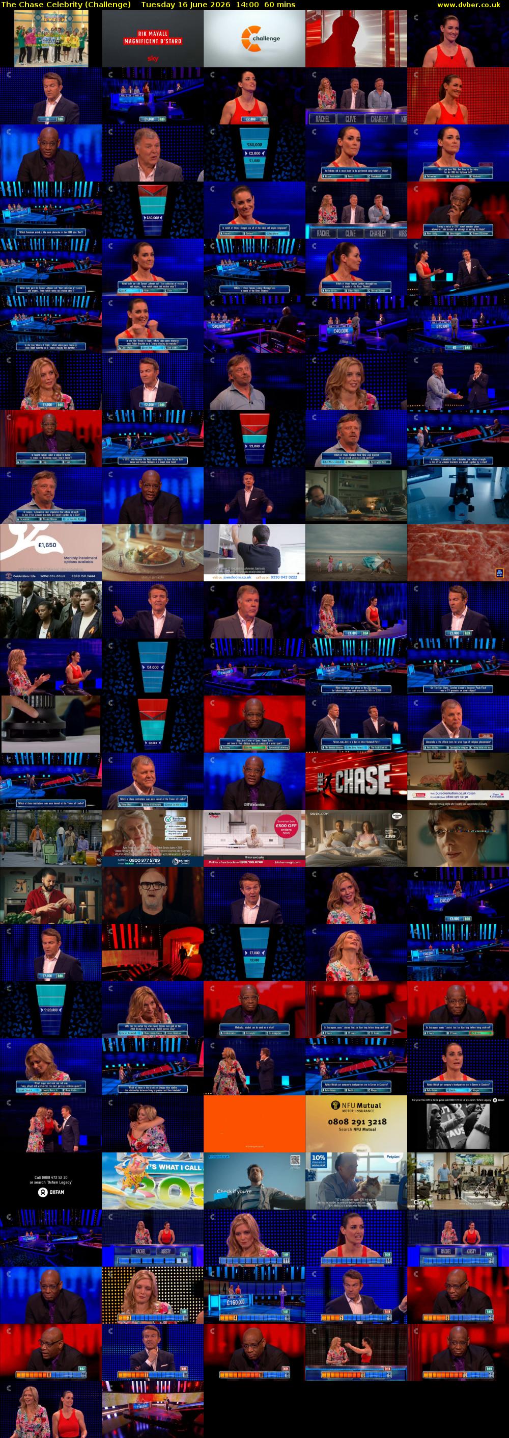 The Chase Celebrity (Challenge) Tuesday 16 June 2026 14:00 - 15:00