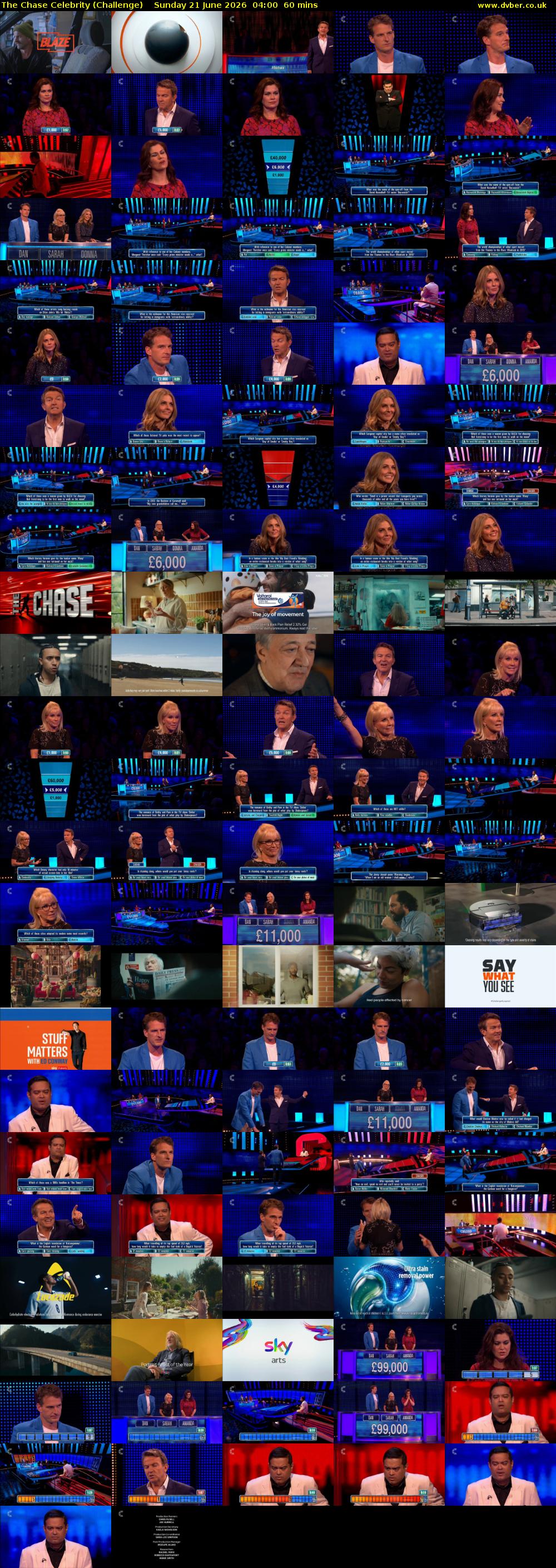 The Chase Celebrity (Challenge) Sunday 21 June 2026 04:00 - 05:00