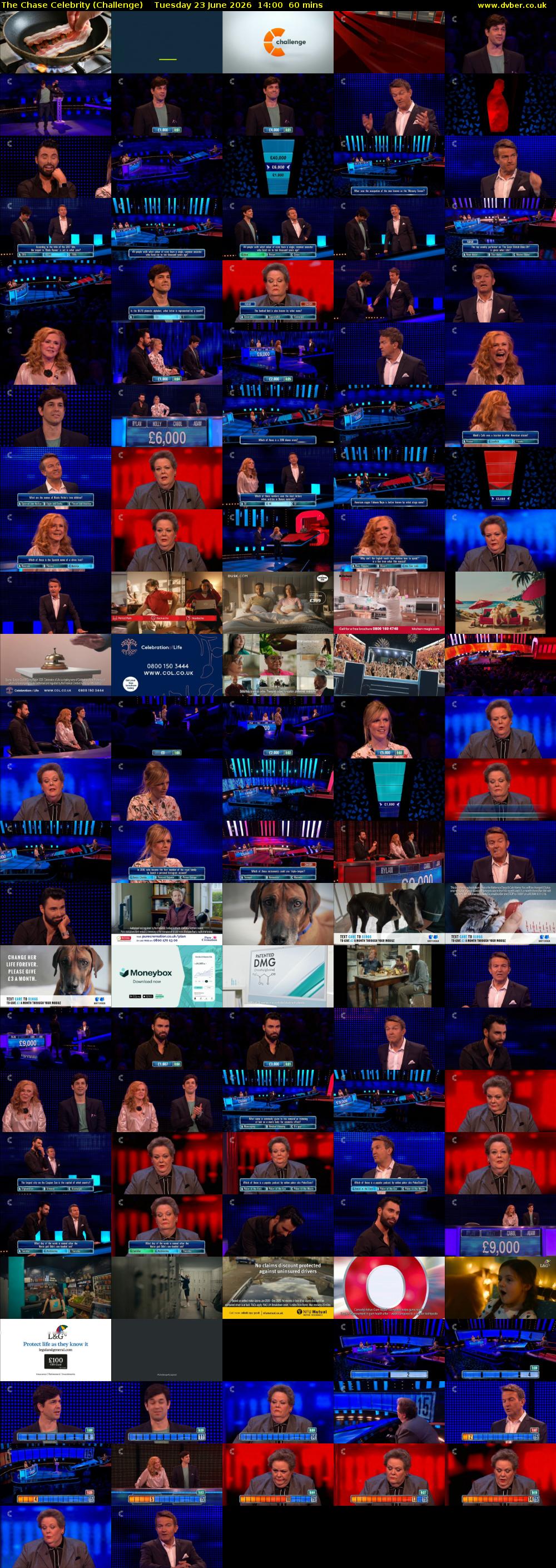 The Chase Celebrity (Challenge) Tuesday 23 June 2026 14:00 - 15:00