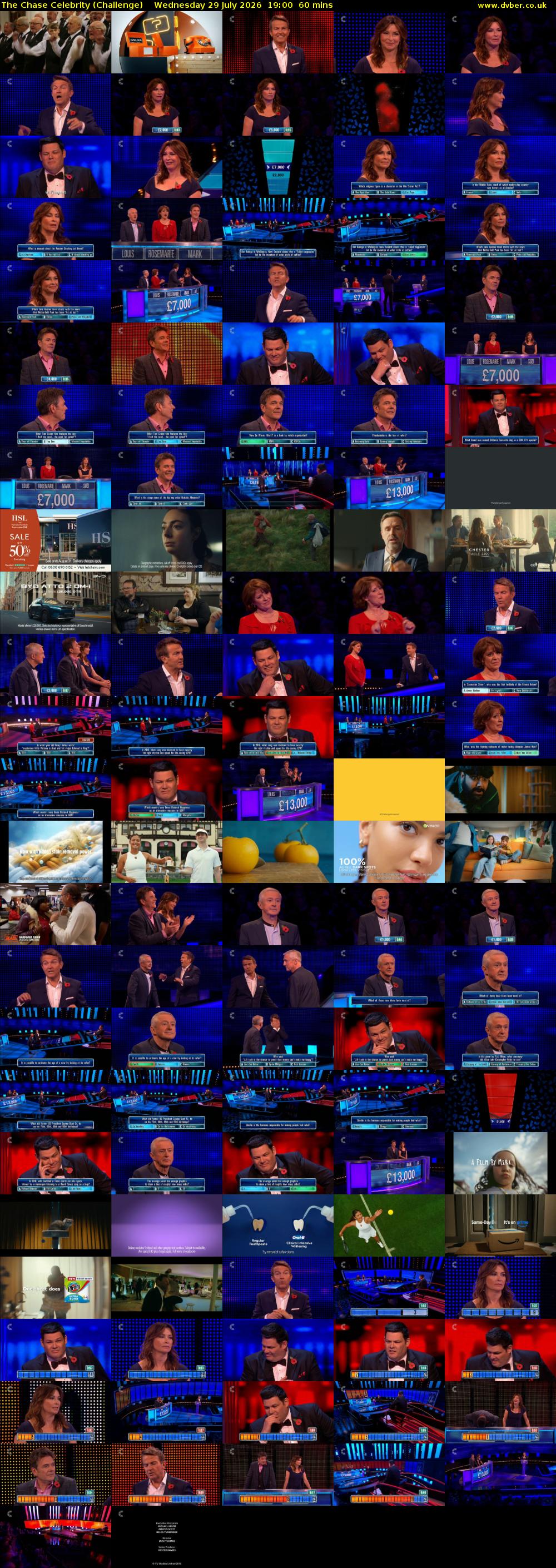 The Chase Celebrity (Challenge) Wednesday 29 July 2026 19:00 - 20:00