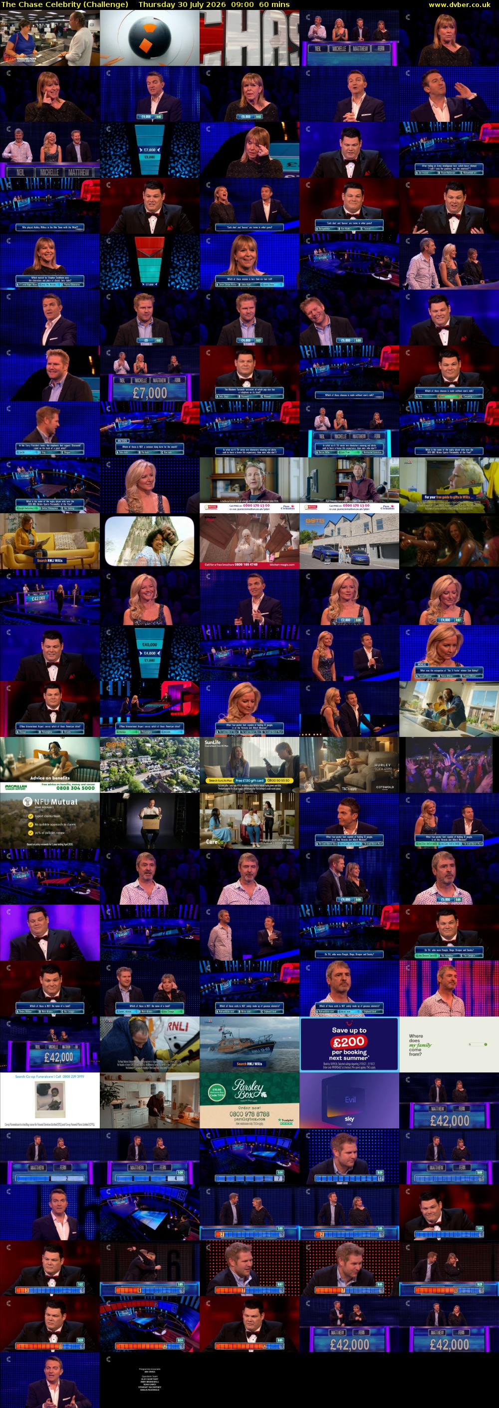 The Chase Celebrity (Challenge) Thursday 30 July 2026 09:00 - 10:00
